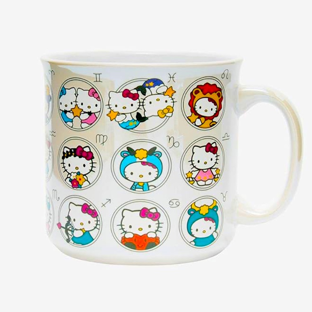 *NEW* SANRIO HELLO KITTY ZODIAC SIGNS CAMPER MUG - Picture 1 of 7